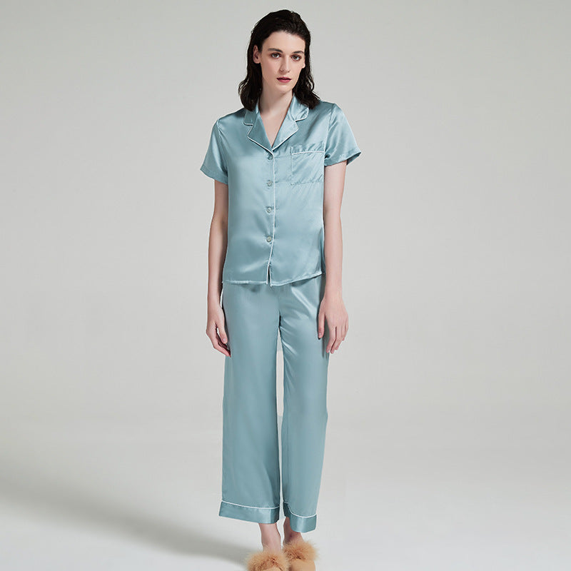 Butterfly Silk Pajama Set