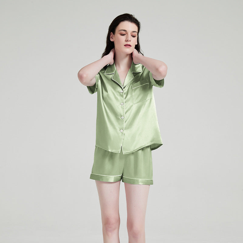 Butterfly Silk Pajama Set