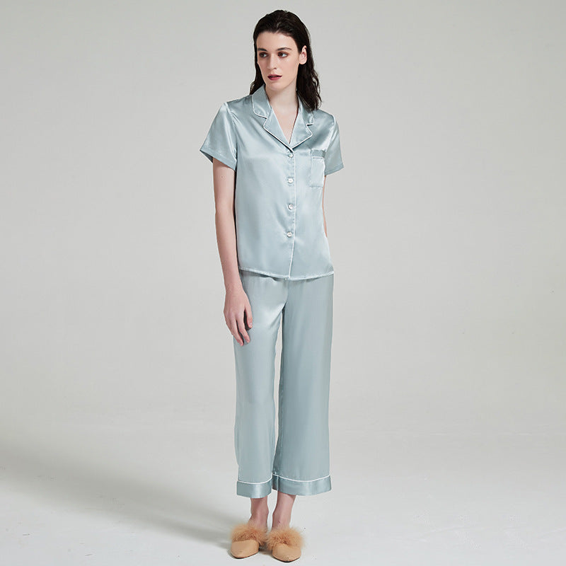 Butterfly Silk Pajama Set